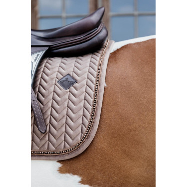 Sela de salto Velvet Pearls Kentucky Bege