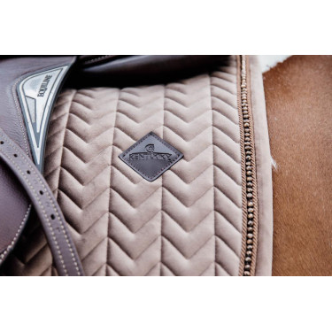 Sela de salto Velvet Pearls Kentucky Bege