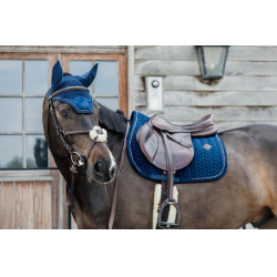 Sela de salto Velvet Pearls Kentucky Azul-marinho