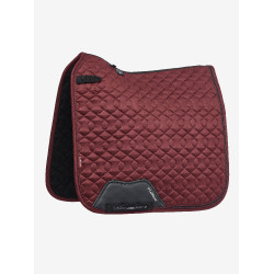 Tapete LeMieux Crystal Suede Dressage Bordéus Bordô Tapete LeMieux Crystal Suede Dressage Bordéus Bordô