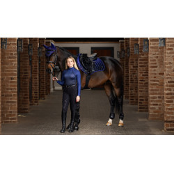 Almofada LeMieux Spectrum Close Contact Square Azul tinta