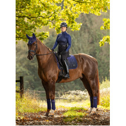 Tapete LeMieux Spectrum Dressage Square Azul tinta