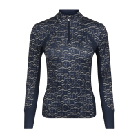 Camada base LeMieux Florence estampada Azul-marinho