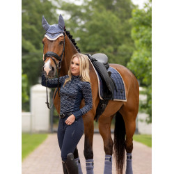 Camada base LeMieux Florence estampada Azul-marinho