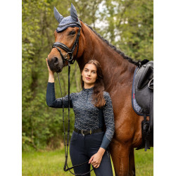 Camada base LeMieux Florence estampada Azul-marinho