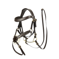 Bridão Grackle LeMieux para Hobby Horse Castanho