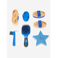 Kit de escovagem Mini LeMieux para criança Azul Benetton Kit de escovagem Mini LeMieux para criança Azul Benetton