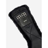 Cilha de adestramento perfilada LeMieux Arika Simuwool Preto Cilha de adestramento perfilada LeMieux Arika Simuwool Preto
