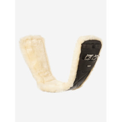 Cilha de adestramento perfilada LeMieux Arika Simuwool Castanho Cilha de adestramento perfilada LeMieux Arika Simuwool Castanho