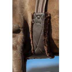 Cilindro longo perfilado LeMieux Arika Simuwool Castanho