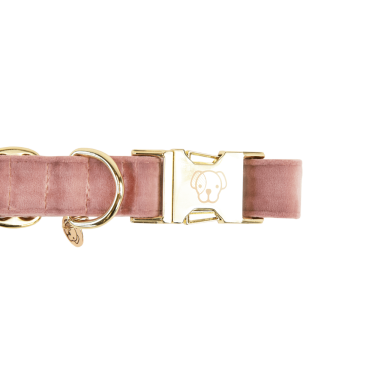 Hondenhalsband Velvet Kentucky Rosa velho