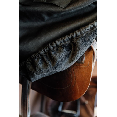 Capa de selim impermeável para salto de obstáculos Kentucky Preto Capa de selim impermeável para salto de obstáculos Kentucky Preto