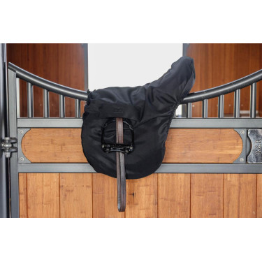 Capa de selim impermeável para salto de obstáculos Kentucky Preto Capa de selim impermeável para salto de obstáculos Kentucky Preto