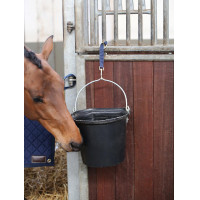 Fita de Fixação em Nylon com Mosquetão e Anel Kentucky Preto Fita de Fixação em Nylon com Mosquetão e Anel Kentucky Preto