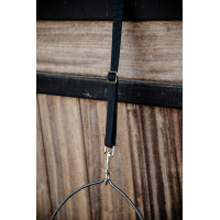 Fita de Fixação em Nylon com Mosquetão e Anel Longo Kentucky Preto Fita de Fixação em Nylon com Mosquetão e Anel Longo Kentucky Preto