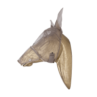 Máscara anti-moscas Classic com orelhas e cobre-nariz Kentucky Bege