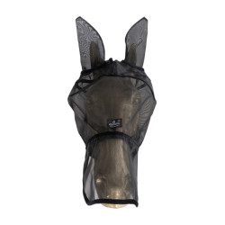 Máscara anti-moscas Classic com orelhas e cobre-nariz Kentucky Preto