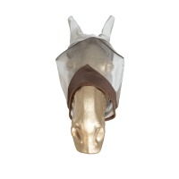 Máscara anti-moscas Classic com orelhas Kentucky Prata