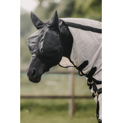 Máscara anti-moscas Slim Fit Kentucky Preto Máscara anti-moscas Slim Fit Kentucky Preto