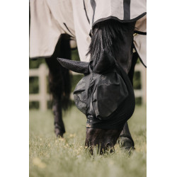 Máscara anti-moscas Slim Fit Kentucky Preto Máscara anti-moscas Slim Fit Kentucky Preto