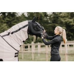 Máscara anti-moscas Slim Fit Kentucky Preto Máscara anti-moscas Slim Fit Kentucky Preto