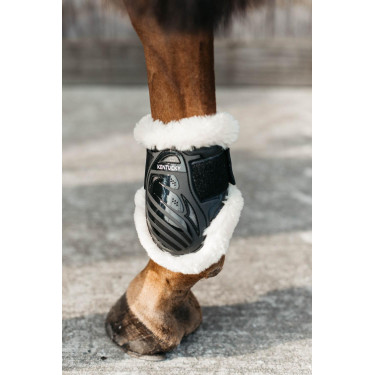 Protetor de boleto para cavalos jovens em lã vegana Kentucky Preto