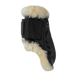 Protetor de boleto para cavalos jovens em lã vegana Kentucky Preto Protetor de boleto para cavalos jovens em lã vegana Kentucky Preto