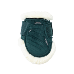 Protetor de boleto para cavalos jovens Velvet lã vegana Kentucky Verde escuro