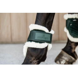 Protetor de boleto para cavalos jovens Velvet lã vegana Kentucky Verde escuro