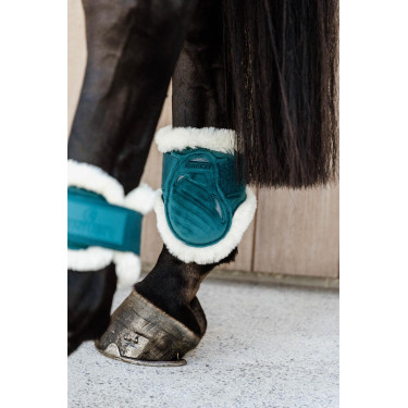 Protetor de boleto para cavalos jovens Velvet lã vegana Kentucky Protetor de boleto para cavalos jovens Velvet lã vegana Kentucky