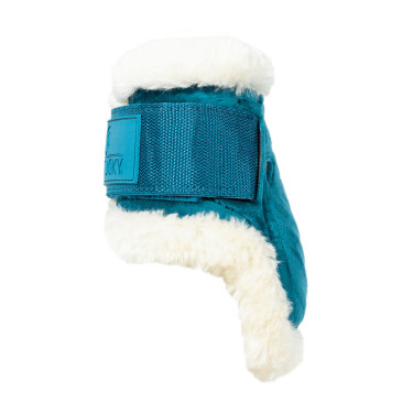 Protetor de boleto para cavalos jovens Velvet lã vegana Kentucky Esmeralda Verde