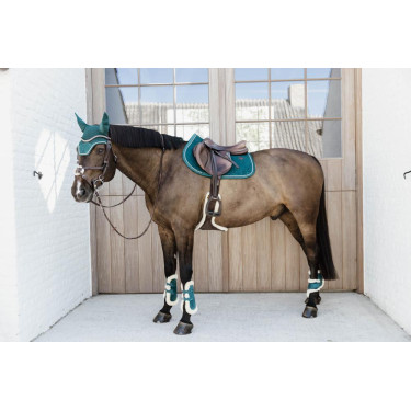 Protetor de boleto para cavalos jovens Velvet lã vegana Kentucky Protetor de boleto para cavalos jovens Velvet lã vegana Kentucky