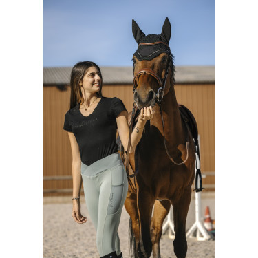 Camiseta Equithème Réhane Preto