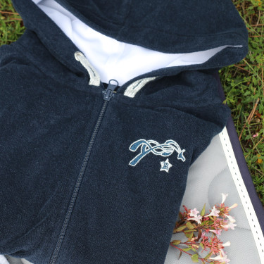 Suéter Eden por Pénélope Capu Towel Azul-marinho Suéter Eden por Pénélope Capu Towel Azul-marinho