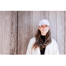 Boné de Beisebol com Glitter Kentucky Rosa claro