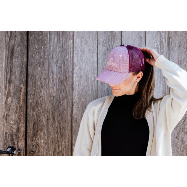 Boné Trucker Baseball Kentucky Rosa claro