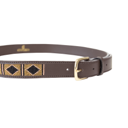 Cinto de Pérolas feito à mão Kentucky Ouro Cinto de Pérolas feito à mão Kentucky Ouro