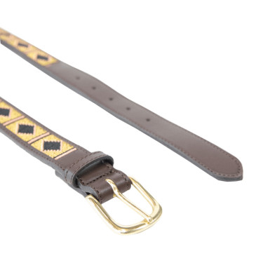 Cinto de Pérolas feito à mão Kentucky Ouro