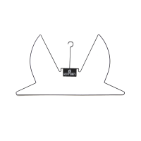 Suporte para touca - 5pcs Kentucky Preto