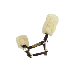 Cabezada de carneiro em couro Kentucky Castanho