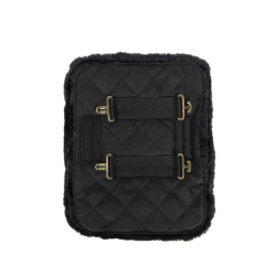 Extensão de peitoral acolchoado com lã vegana Kentucky Preto Extensão de peitoral acolchoado com lã vegana Kentucky Preto