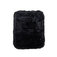 Extensão de peitoral acolchoado com lã vegana Kentucky Preto