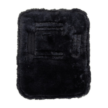 Extensão de peitoral acolchoado com lã vegana Kentucky Preto