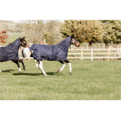 Cobertura de exterior All Weather Quick Dry Fleece com capa de pescoço Kentucky Marinho Azul-marinho Cobertura de exterior All Weather Quick Dry Fleece com capa de pescoço Kentucky Marinho Azul-marinho