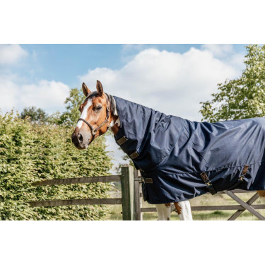 Cobertura de exterior All Weather Quick Dry Fleece com capa de pescoço Kentucky Marinho Azul-marinho