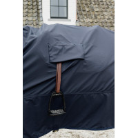 Capa de Chuva para Cavalo Hurricane com aberturas para estribos Kentucky Marinho Azul-marinho