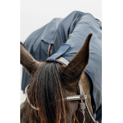 Capa de Chuva para Cavalo Hurricane com aberturas para estribos Kentucky Marinho Azul-marinho