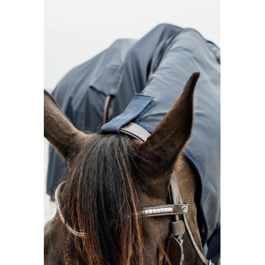 Capa de Chuva para Cavalo Hurricane com aberturas para estribos Kentucky Marinho Azul-marinho