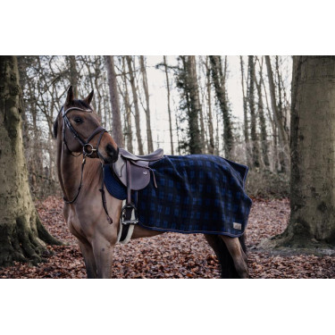 Cobre-rins Quadrado Heavy Fleece Kentucky Estampado aos quadrados Motivos