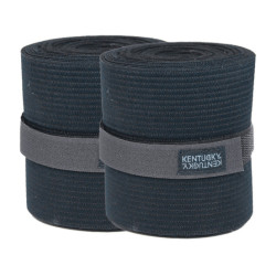 Bandagens de polo Polar Fleece & Elástico Kentucky Preto